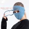 WUODHTW Unisex Winter Warm Mask with Ear Cove Full Face