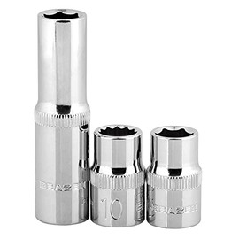 BRAZEN 10mm Socket Three Pack (3/8" Drive, Multi-Type)
