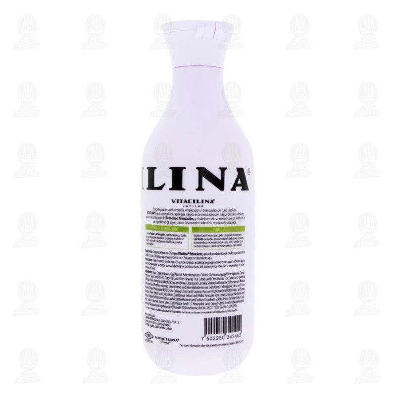 Vitacilina Shampoo & Acondicionador Capilar Estimulante Retinol Cabello Débil