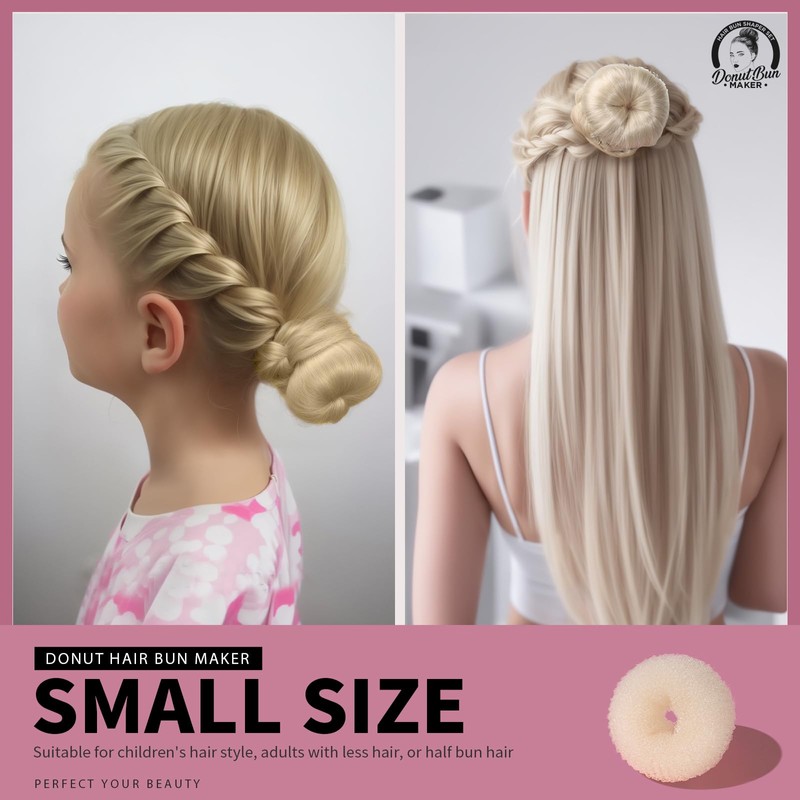 Teenitor Hair Bun Shaper Set with Extra-large, Large, Medium, Small