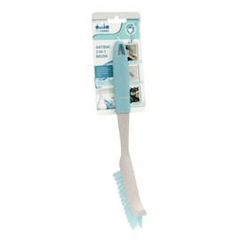 JVL Pro Anti-Bacteria 2 in 1 Grout Tile Cleaning Brush, Blue, One Size