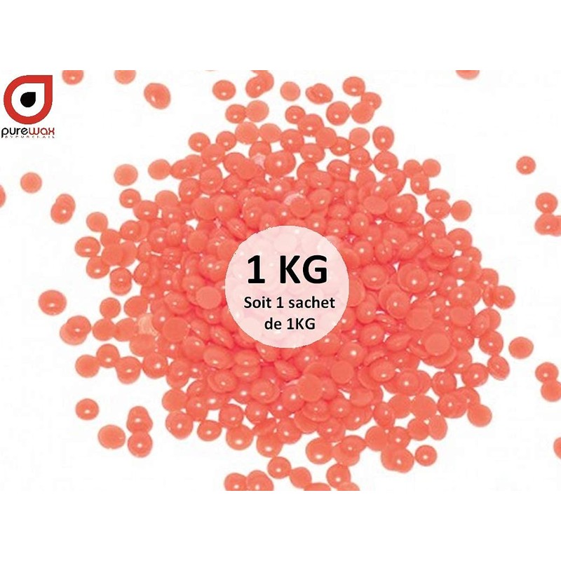 Pink Wax Beads for Epilation Peel Off 800g + 200g