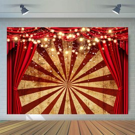 WOLADA Circus Backdrop Carnival Party Photo Backdrop 7x5FT 12578
