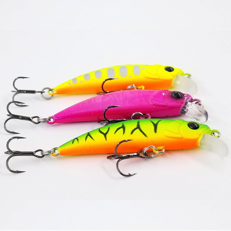 TSURINOYA Mountain Stream Minnow Flat Low Center of Gravity Fixed