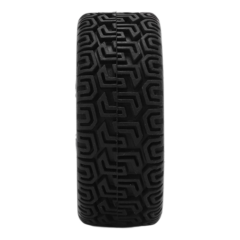 4Pcs Rubber Tires Aluminum Alloy Exquisite Simple Installation Tyres for