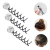 Baluue 3pcs Spiral Hair Pin Clip for Women Chic Bun