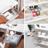 vacane Kitchen Organizer Drawer, Clear Under Shelf Drawer,Pantry Drawer Under