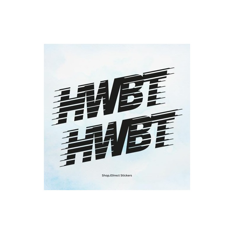 Vinyl Stickers | Window Bumper Decals | Waterproof Design |