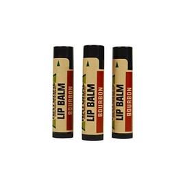 Sam's Natural Lip Balm Bourbon - Set of 3 - Holiday Gifts - Stocking Stuffers - Gifts for Men - Natural - Vegan and Cruelty Free - America's Favorite