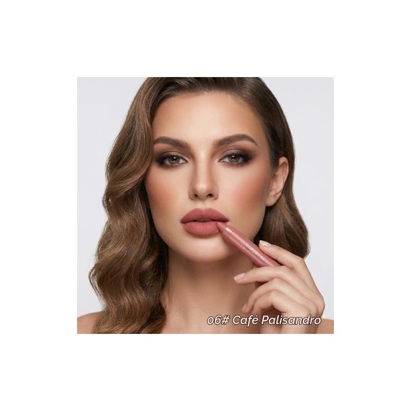 Erinde Lápiz Labial Mate, Lápiz Labial De Larga Duración, A06#