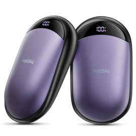 Hand Warmers Rechargeable 2 Pack Magnetic Electric Hand Warmer with Digital Display, Portable Pocket Hand Warmer, for Men Women, Outdoors, Games, Camping, Hunting