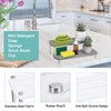QUARKZMAN 2-Tier Instant Dry Sink Organiser, Kitchen Sink Caddy Sponge