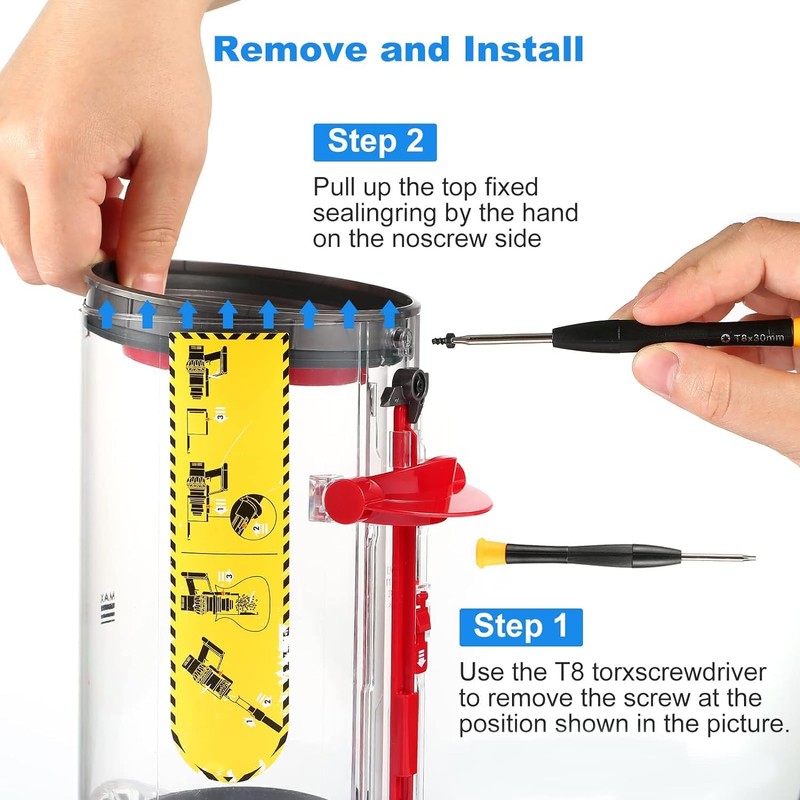 Dust Bin Top Fixed Sealing Ring Replacement For Dyson V12