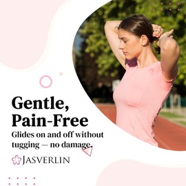 JASVERLIN Pack of 1000 Rubber Bands for Hair, Small Elastic Hair Bobbles for Thin for Women, Children, Girls, Baby, Mini No Damage Bands for Braids, Thin & Soft Texture (Black)