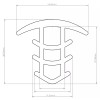 BLIKIR 1 Foot SAMPLE - BLIKIR Solar Panels Gap Dense