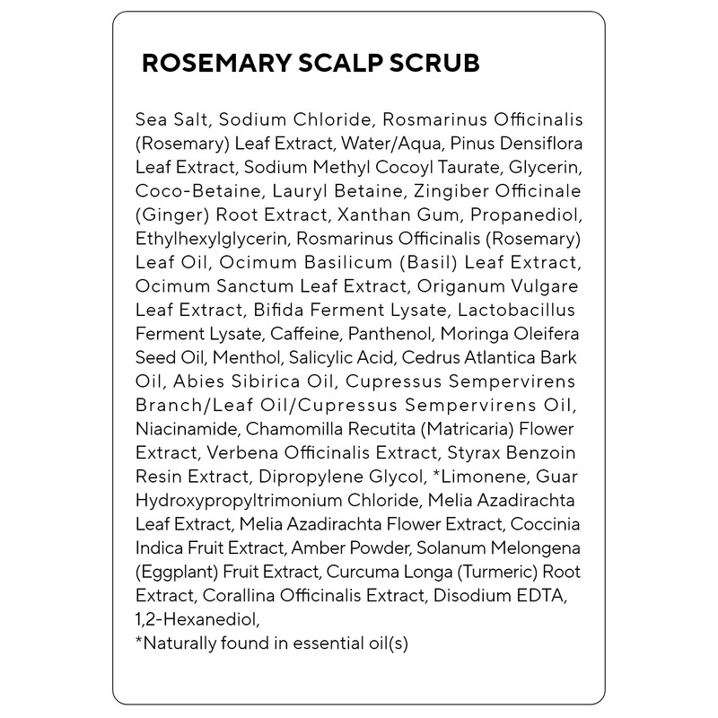 AROMATICA Rosemary Scalp Scrub 5.82oz / 165g, Scalp Treatment, Scalp