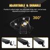 RIGIDON 2PCS 15W LED Light Bar with Wiring Harness kit,4Inch