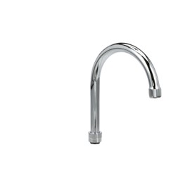 6" Encore Stainless Steel Swivel Gooseneck Spout Assembly