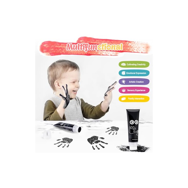Nabance Baby - Pintura para manos y huellas, cabeza de