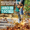 ALSO GO 20V Leaf Blower Cordless, Electric Leaf Blowers with