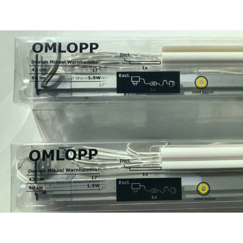 IKEA Set of 2 - IKEA OMLOPP LED Countertop Light