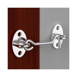 LuminaD Articulated Hasp Mini Door Latch Lock Hook Select/1pc-3inch