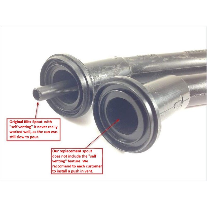 EC Depot Replacement Blitz Gas Can Spout with Vent