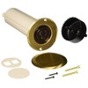 Raco 6RF151SR Round Nonmetallic Drop-in Floor Box Kit, Includes Flange,