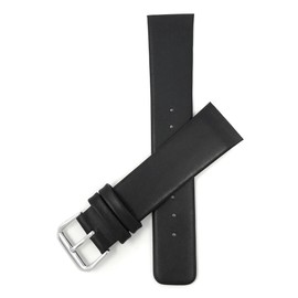 Shoptictoc Screw Fit, Genuine Leather Replacement Watch Band Strap for Skagen Watches, Attaches with Screws, 5 Colors, 12mm, 14mm, 16mm 18mm, 20mm, 22mm, 24mm, 26mm, 28mm, 30mm, 31mm (20MM, Black)