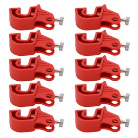 10PCS Circuit Breaker Lockout Device, Multifunctional Universal Circuit Breaker Safety Lock for Industrial and Aquarium, Gas Valve Lockout Device for Loto System