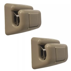 DELPA 2 pcs Sun Visor Mount Clips Beige for Mercedes W123 W124 W125 W126 W463 Classic