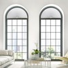 2 PCS Half Circle Window Shades, Arch Window Shade Blackout,