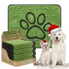 Qeils Reusable Dog Pee Pads, 4 Pack Super Absorbent &