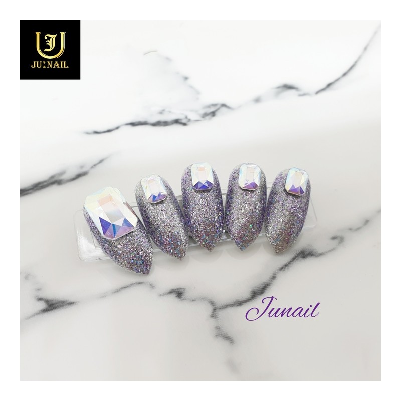 No.1205 Handmade Nail Tips - Short Almond / No.1205