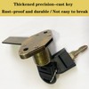 Desk Cabinet Lock, Zinc Alloy Antique Bronze Drawer Dreeser Cabinet