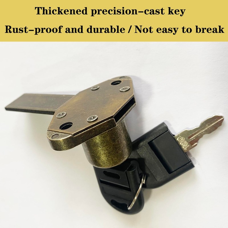 Desk Cabinet Lock, Zinc Alloy Antique Bronze Drawer Dreeser Cabinet