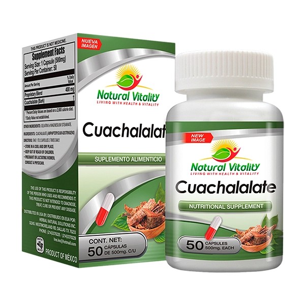 Natural Vitality Cuachalalate 50 cápsulas