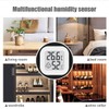 OPPERD Mini Thermo-Hygrometer Thermometer, Digital Room Thermometer, Indoor Thermo-Hygrometer, Bedroom,