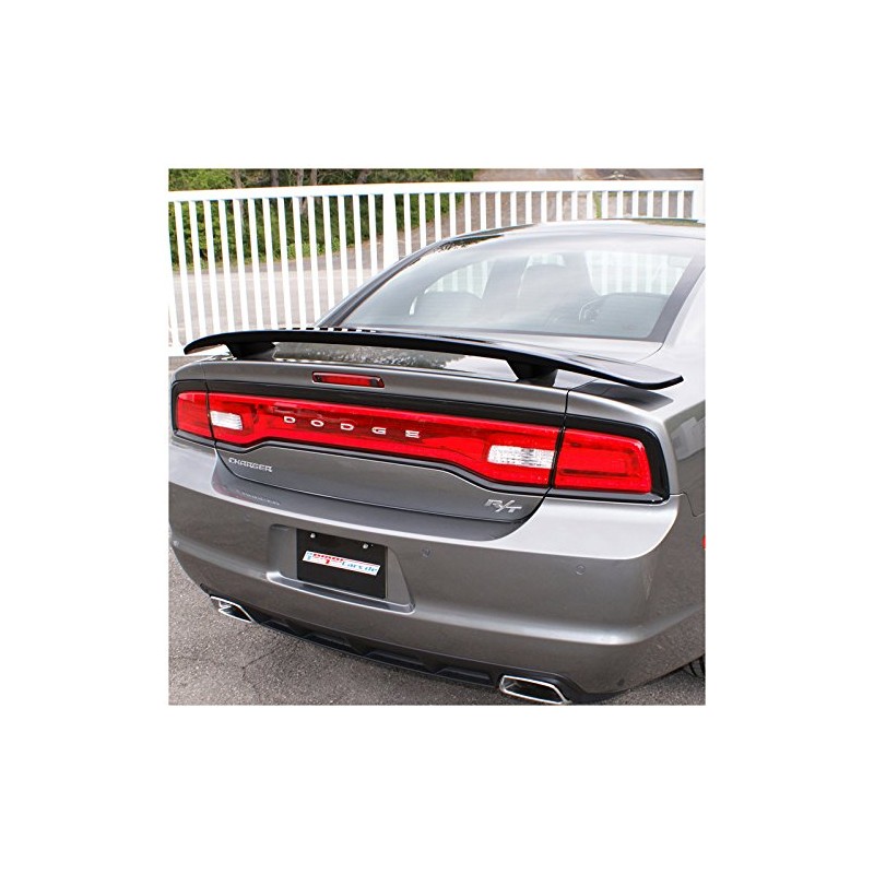 Spec-D Tuning Rear Trunk Wing Abs Spoiler Black Compatible with