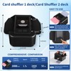Lxjmcwio Rechargeable Automatic Card Shuffler for 2 Decks, 2000 mAh