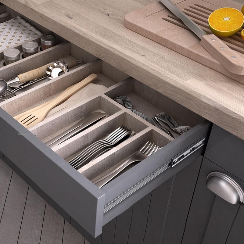 VEVOR 6 Pairs of 18 Inch Drawer Slides Side Mount