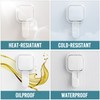TAILI Heavy Duty Suction Cup Shower Hooks 4 Pack, Damage-Free