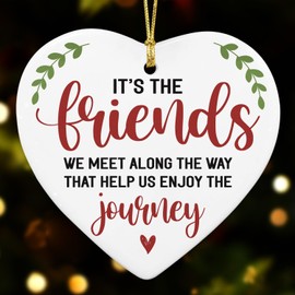 NewEleven Gifts for Women - Friend Christmas Ornament, Birthday Gifts for Women Friends, Besties, Soul Sisters, Friends - Christmas Ornament