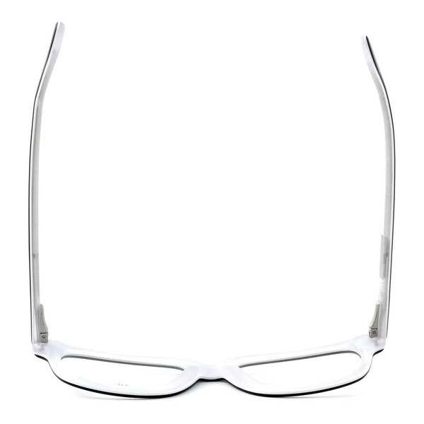 Calabria Ernest 4617 Cat-Eye Reading Glasses +4.50 Matte Black Crystal