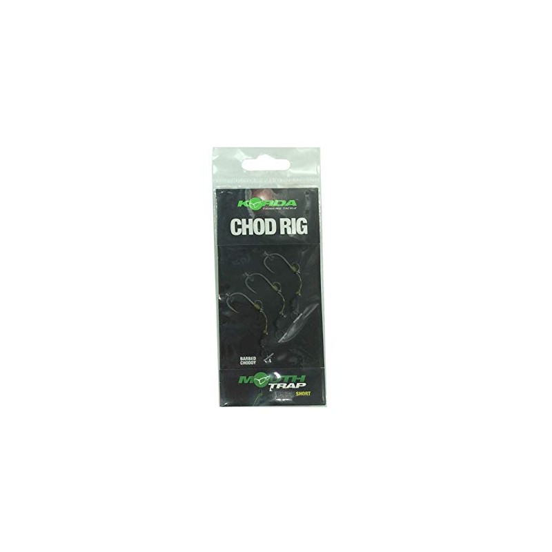 KORDA CHOD RIGS SHORT BARBED SIZE 6 - KCR017