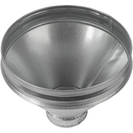 Vent Systems 10" Inch to 4" Inch Duct Reducer Adapter Connector Fitting Pipe Increaser Reducer Cone for HVAC Ventilation Systems, Exhausts and Grow Tents. (Galvanized Steel, 250 to 100 mm)