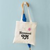 CafePress Hammond Indiana Butterfly Tote Bag Reusable Natural Beige Canvas