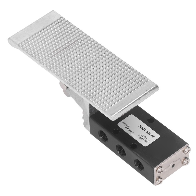 Foot Pedal Pneumatic Valve 5 Way 2 Position G1/4in Aluminum
