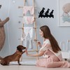 Dycmetal - Perchero para pared perros, colgador para correa de