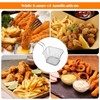 12 Pcs Mini Square Fry Basket Set Stainless Steel French